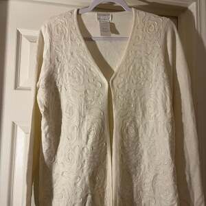 Designers Originals  Embellished Luxelon Sweater